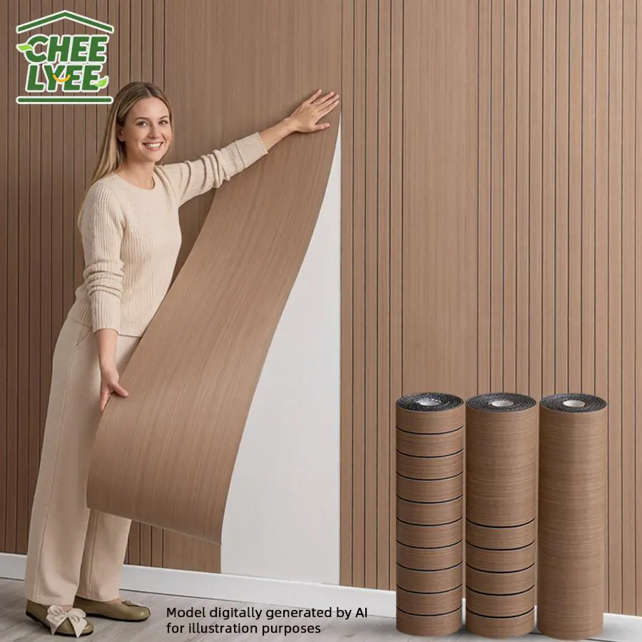 Chee Lyee Rectangular Striped Flat 3D Soft Foam Self-Adhesive Decorative Wallpaper - Surface-Safe, Easy-Remove, DIY-Friendly, Renter-Friendly, Accent Wall Peel and Stick, Contemporary Indoor Home Decor (15.75x118.11in, Kitchen, Living Room)