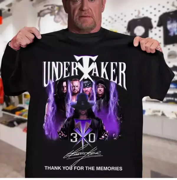 Undertaker Signature 30 Years Memories T Shirt - new, summer father day Dad gift