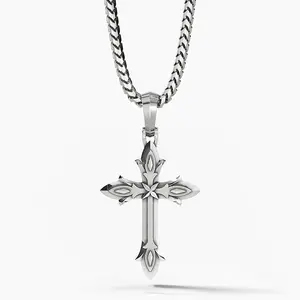 Courage, Silver Cross Pendant