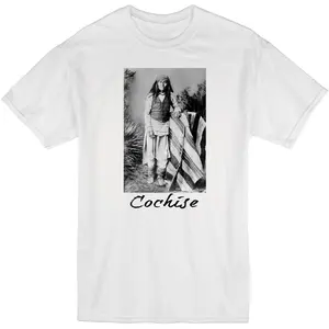 COCHISE APACHE INDIAN CHIEF NATIVE AMERICAN CHIRICAHUA WARRIOR T-SHIRT