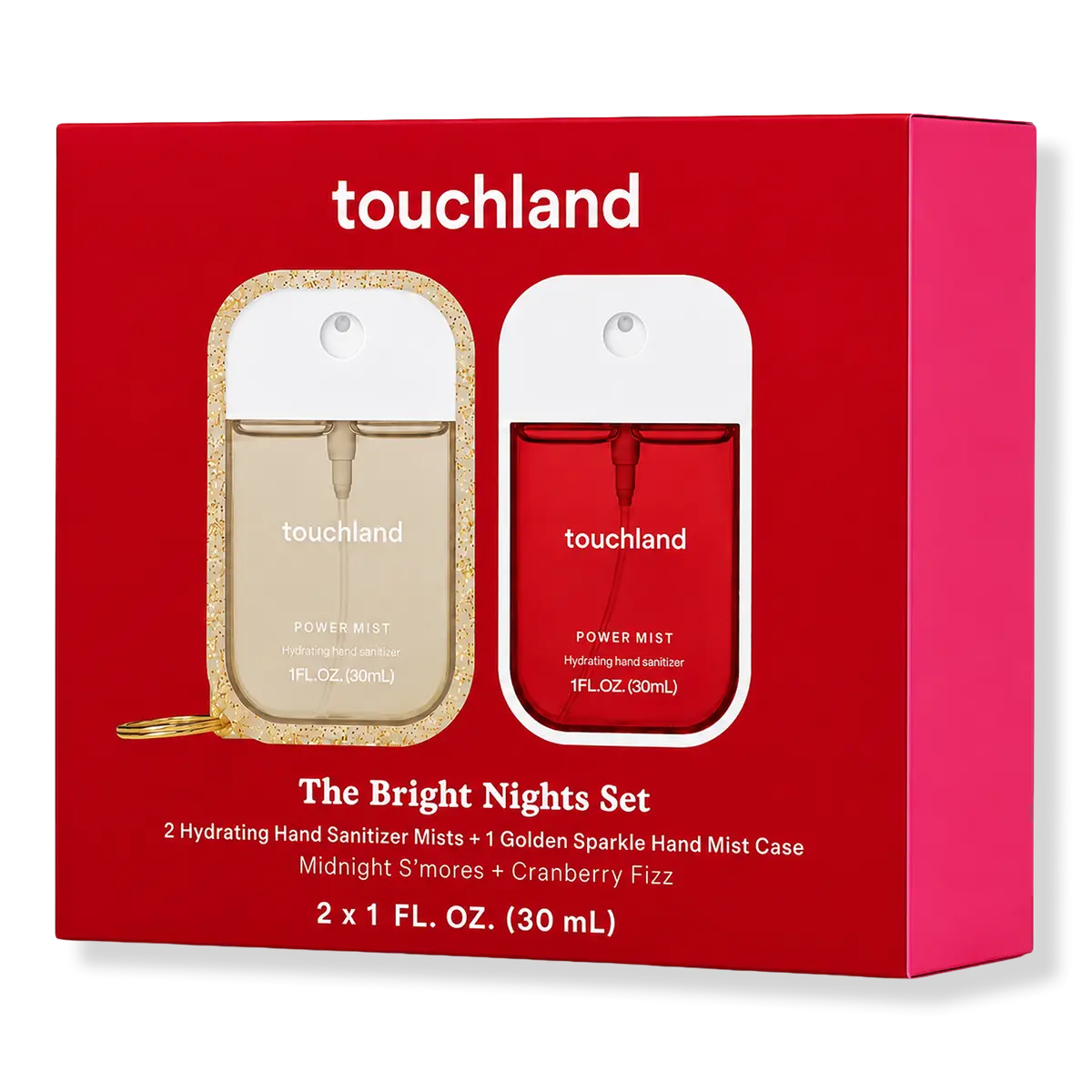 Touchland Special Edition Bright Nights Hand Sanitizer 2-Pack + Case Touchland Special Edition Bright Nights Hand Sanitizer 2-Pack + Case