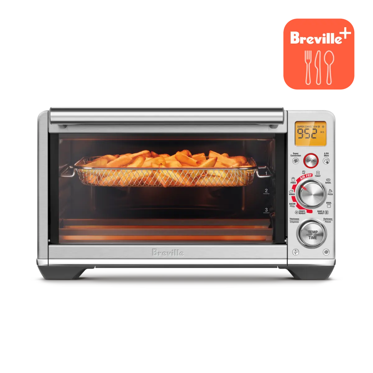 Breville the Smart Oven Air Fryer Compact - Air Fry on Speed Dial and more