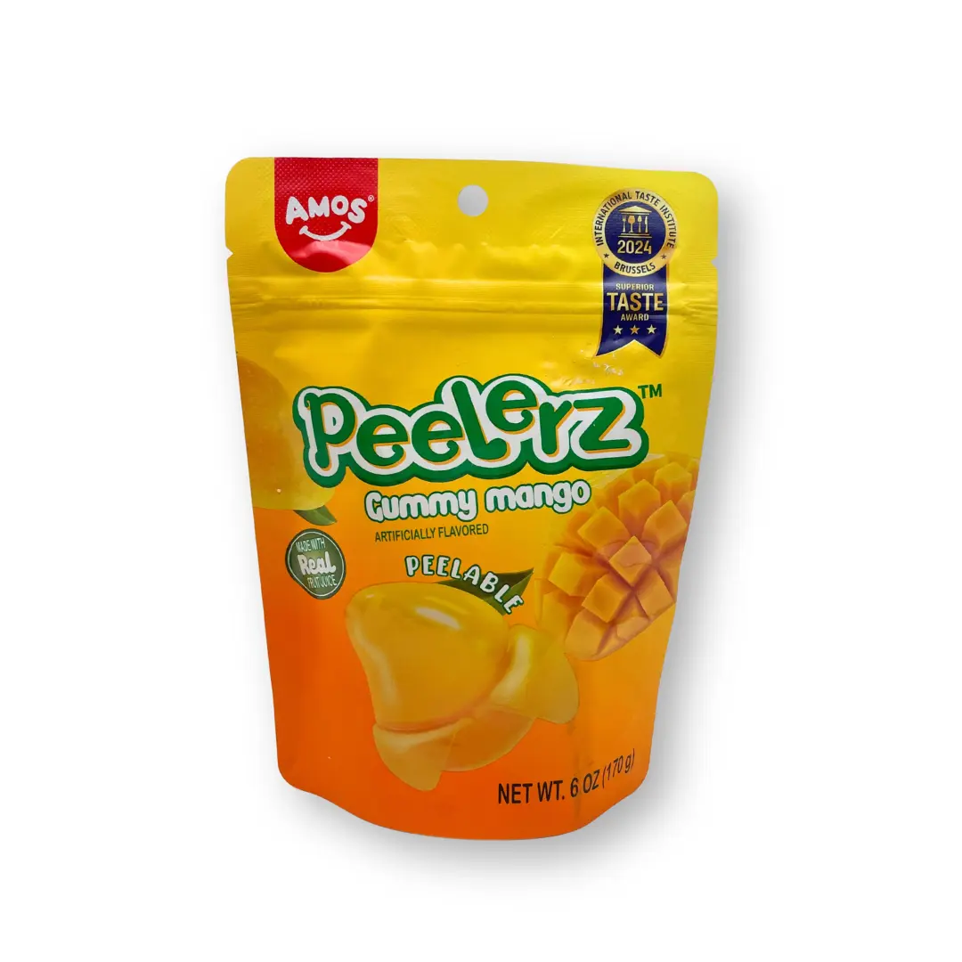 Mango Gummy Peelerz - Sweet Mango Flavored Candy - 6 oz Candy bag