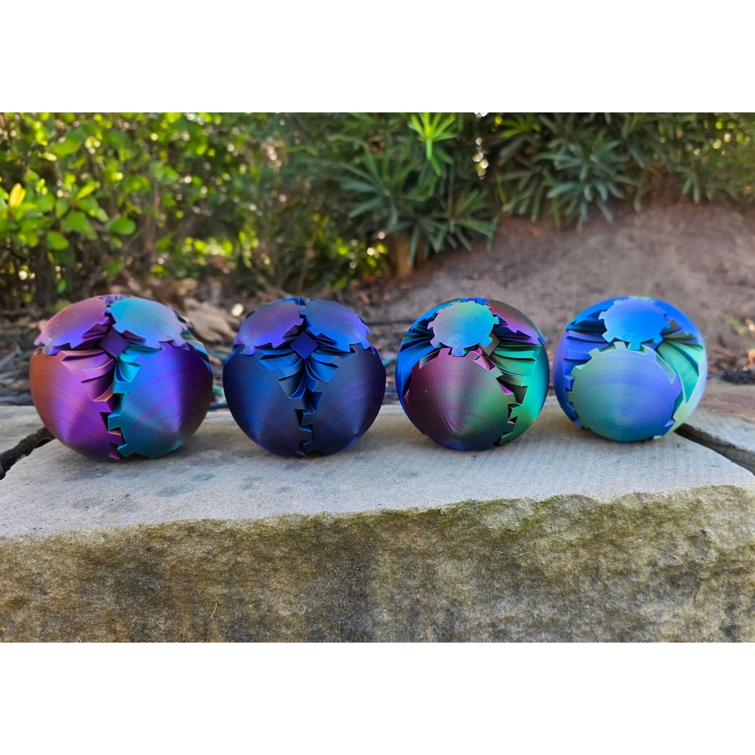 Gear Ball Twist - 3D Printed Mechanical Figurine