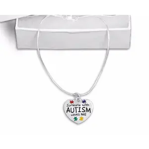Someone With Autism Loves Me Necklace