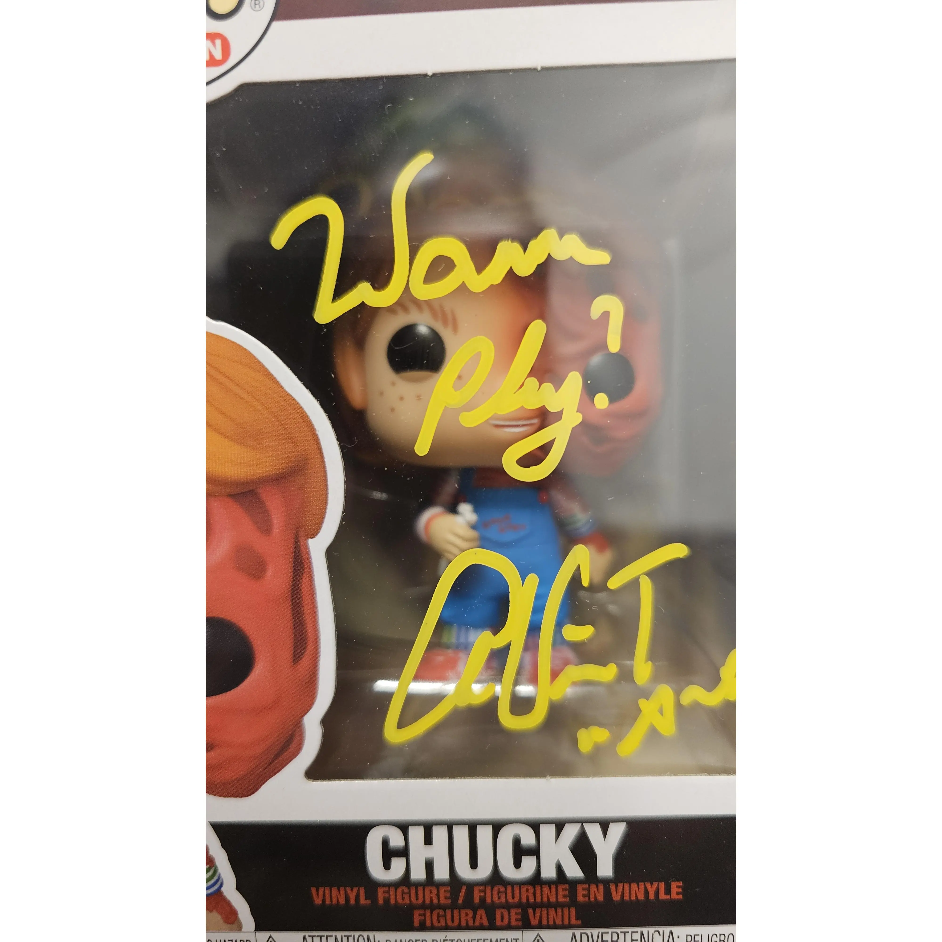 Funko Pop Chucky Signed by Alex Vincent #1719