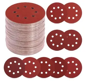 70 PCS 5 Inch Sanding Discs, 40 80 120 180 240 320 400 600 800 Grit Hook and Loop Sandpaper for Random Orbital Sander