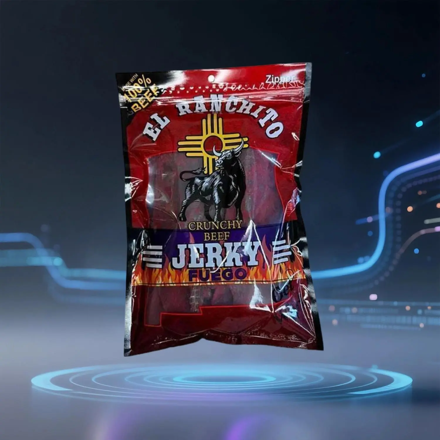 Hot!! El Ranchito Spicy Red Beef Jerky – Bold Flavor, Big Crunch!