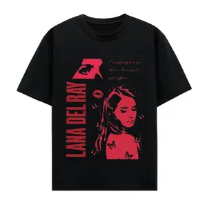 Lanna Del Ray Vintage Tour T-Shirt – A Must-Have for Music Enthusiasts