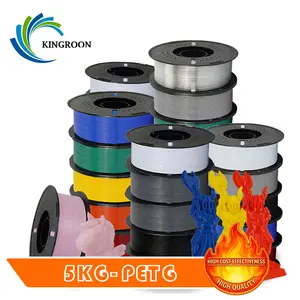 KINGROON Professional PETG 3D Printer Filament - 5 x 1kg Value Pack | Engineered for Durability & Strong Layer Adhesion | Wide Compatibility with 1.75mm FDM Systems