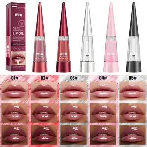Plumping Lip Oil, Instant Glossy Shine & Long-Lasting Hydration, Lightweight Non-Sticky for All-Day Wear