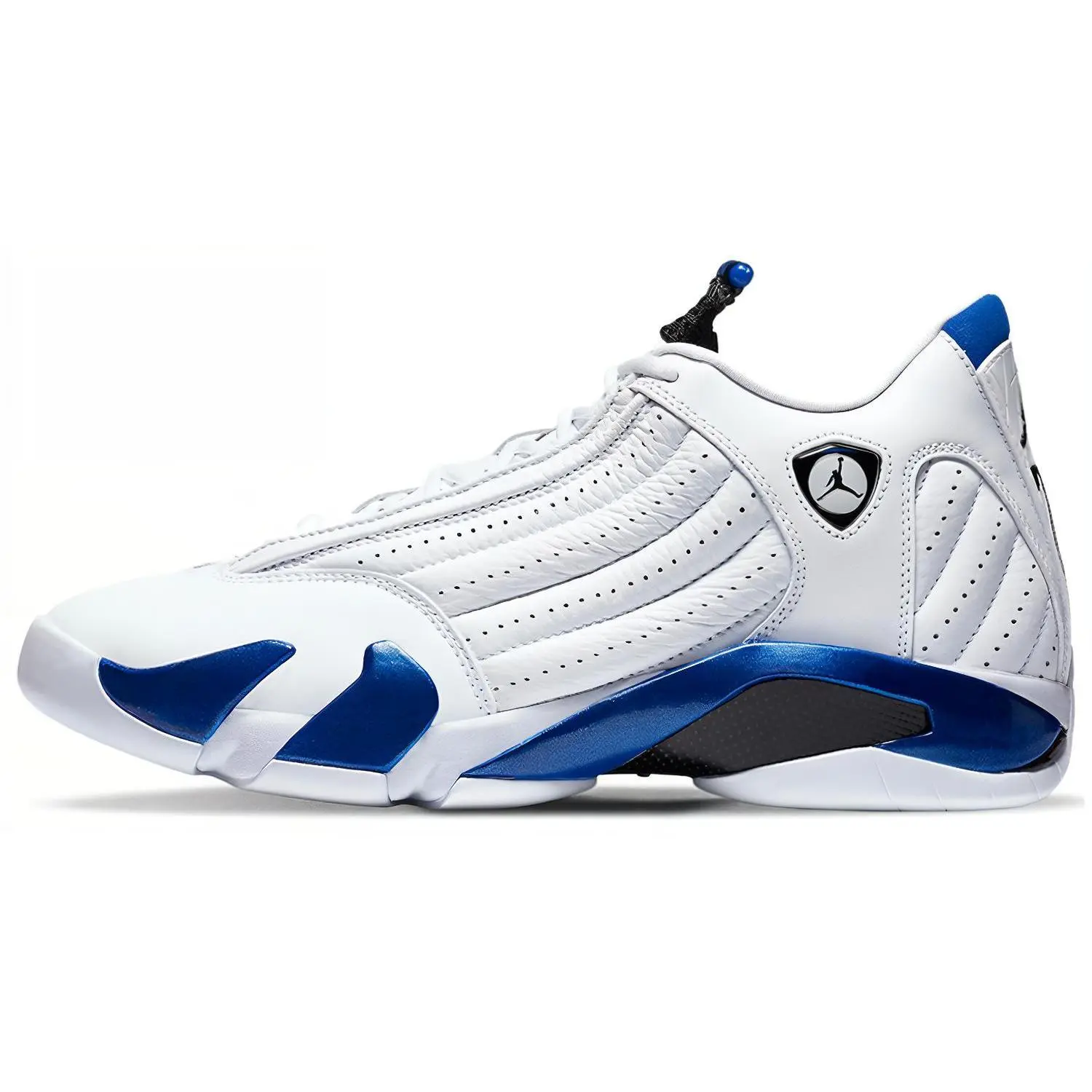 Jordan Air 14 Retro Hyper Royal Lace-Up Cushioned Low Top Basketball Shoes, Unisex Men's Casual Trainers, Style 487471-104