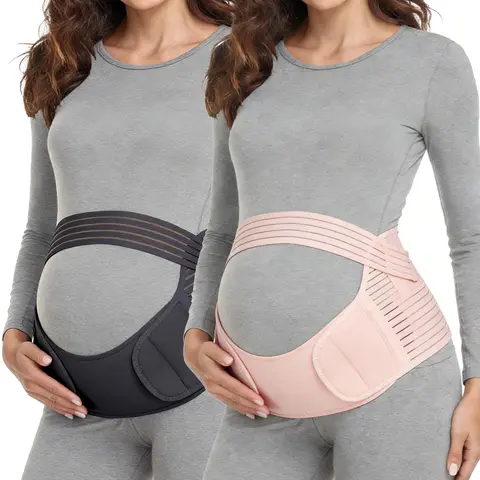 Maternity Belt, Pregnancy 3 in 1 Support Belt for Back/Pelvic/Hip, Maternity Band Belly Support for Pregnancy Moms Must Have Belly Support Band