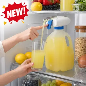 Automatic Drink Dispenser for Gallon Bottles, Hands-Free Milk & Beverage Dispenser for Juice, Water and Fridge Use