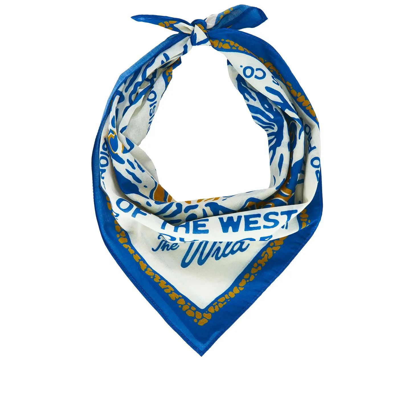 Sendero Provisions Co. Cowboy Campfire Bandana in Blue