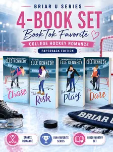 Briar U Series 4-Book Paperback Set by Elle Kennedy – The Chase, The Risk, The Play & The Dare College Hockey Romance Bundle