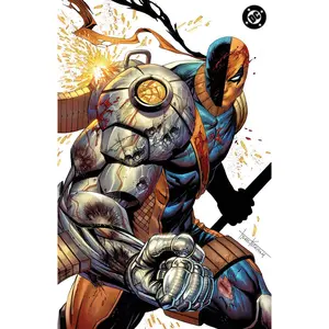 ABSOLUTE BATMAN #21 TYLER KIRKHAM EXCLUSIVE BATTLE DAMAGED DEATHSTROKE VIRGIN VAR (06/17/2026)