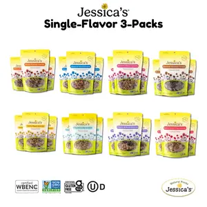 Jessica's Granola 3-PACK  11 oz. bag | Gluten-Free | Non-GMO | Natural Snack | No artificial flavors or preservatives | Contain real ingredients Sugar