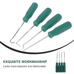 4Pcs 130mm Oil Seal Screwdriver Car O-Ring Seal Gasket Puller Remover Pick and Hook Tools