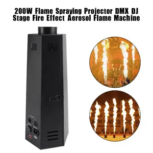 Stage Flame Projector Flame Spraying Machine Fire Effect Aerosol Flame Machine/ Cold Spark Firework Machine with Remote Control