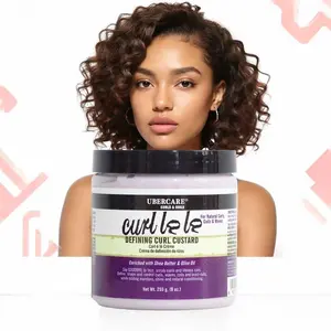 Curl Defining Custard for Natural Hair – Moisturizing Curl Cream, Defines Curls, Reduces Frizz, Soft Hold