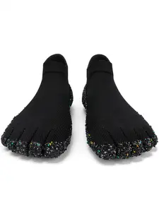 Women's new set of fitness yoga barefoot shoes, widened toe design, granular sole for strong grip, ankle protection with high fit and ankle protection, easy switching between hiking, rock climbing, fitness yoga and other scenarios, Walking Shoes