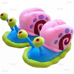 2025Unisex Snail Slippers Cartoon Home Indoor Sneaker Slippers Warm PlushGift