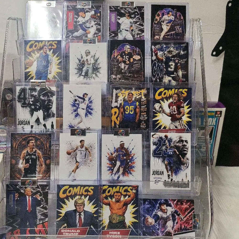 Custom Sports Trading Cards, Collectible Personalized Trading Card Accessories for Sports Enthusiasts