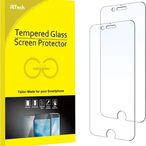 JETech 2-Pack Tempered Glass Screen Protector for iPhone 8 Plus and iPhone 7 Plus, 5.5-Inch - Cover, Accessories, Protective, Casing, Cellphone magnetic phone