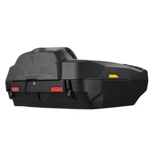 VEVOR ATV Rear Storage Box and Lounger, 95L ATV Cargo Box with Seat & Backrest, Waterproof LLDPE & Lockable Lounger Storage Box Fit Most ATVs with Rear Rack, Compatible with ATV, UTV, Can-Am VehiclesSummervibes