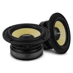 DXQ 3.5” Midrange Speaker with Yellow Straw + Composite Foam Cone | 60W RMS 4-Ohm (DXQ3.5)