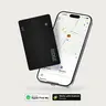 Ridge Tracker Card 2.0 - Smart Tracking, Rechargeable, Wireless Credit Card-Size Wallet Tracker, Apple + Android FindMy Compatible, AirTag Alternative, Slim EDC Accessory, Top Tech Gift