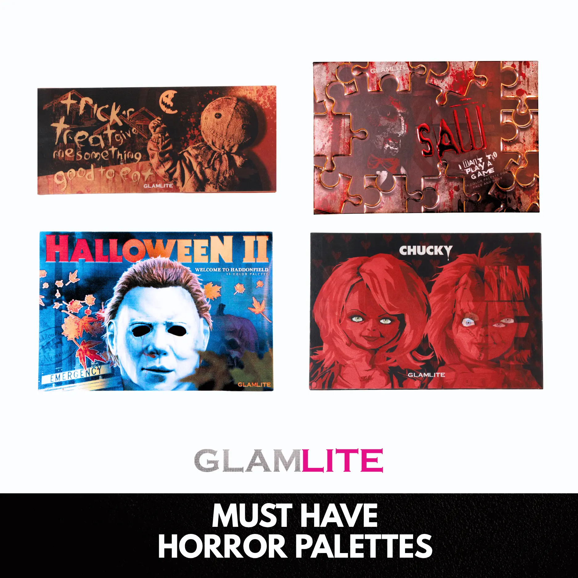 Glamlite MUST HAVE Horror Palettes Glamlite MUST HAVE Horror Palettes