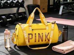 Sporty Gym Bag - Sparkle Pink, Your Reliable Choice for Gym & Travel Use, Sporty Gym Bags