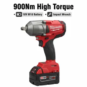 Milwaukee 18V 900Nm Impact Gun Pro Tool   m electric driver lithium-ion brushless cordless gear power
