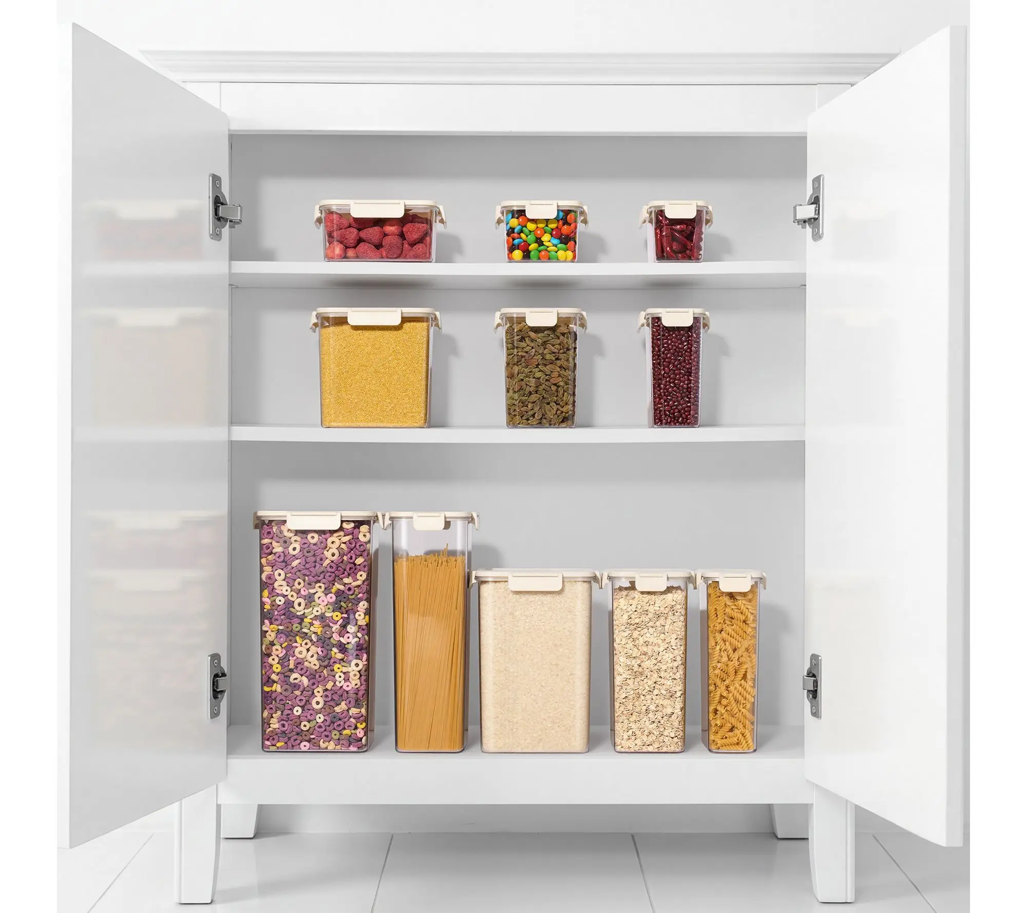 Sorbus Airtight Plastic Food Container, Tall Square 9.45" -1Pk