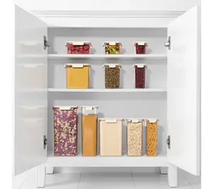 Sorbus Airtight Plastic Food Container, Tall Square 9.45" -1Pk