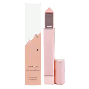 Plump Glossy Lip Balm, Lip Volumizer, Soft Powder Natural Moisturizing Hydrating Lip Makeup, Enhance Your Lips' Radiant Look, Perfect Daily Use Cosmetics