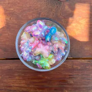 10pc - BD1: Butterfly Double Layer Acrylic Bead for Pen