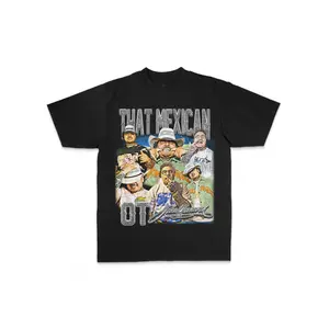 Men's Hip-Hop Graphic T-Shirt - "That Mexican OT" Design, Black Cotton Tee with Vibrant Print, Casual Fit, Sizes S to 5XL, Perfect Gift for Fans of Mexican Culture, Mexican T Shirt, PLUS SIZE