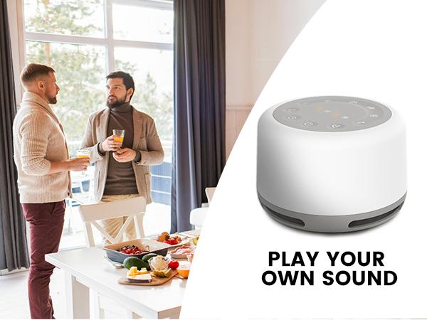 Vaydeer White Noise Sound Machine - Portable Sound Machine for Adults, Sound Machine for Sleep, with Bluetooth Function,24 Soothing Sounds,7 Colors Light, Timer, White Noise Machine for Sleeping Office Privacy Home Gift, Christmas present detail 5