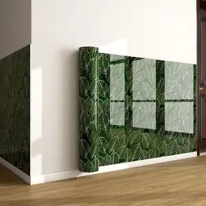 Self-Adhesive Waterproof Tile Wall Stickers, Moisture Resistant & Moldproof, Thickened Marble Wallpaper for TV Background Decoration