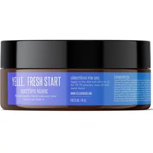 YELLE. Fresh Start Mattify Mask 108.3 ml - Moisturizing Formula for Skin Renewal with Aloe Vera, Suitable for Daily Use Skincare Smooth Antibacterial Blemish Chamomile