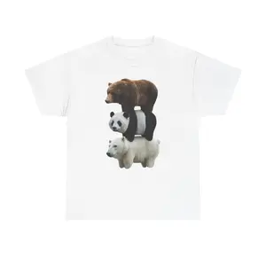 We Bears Realistic Tshirt, 100% Cotton Animal Shirt