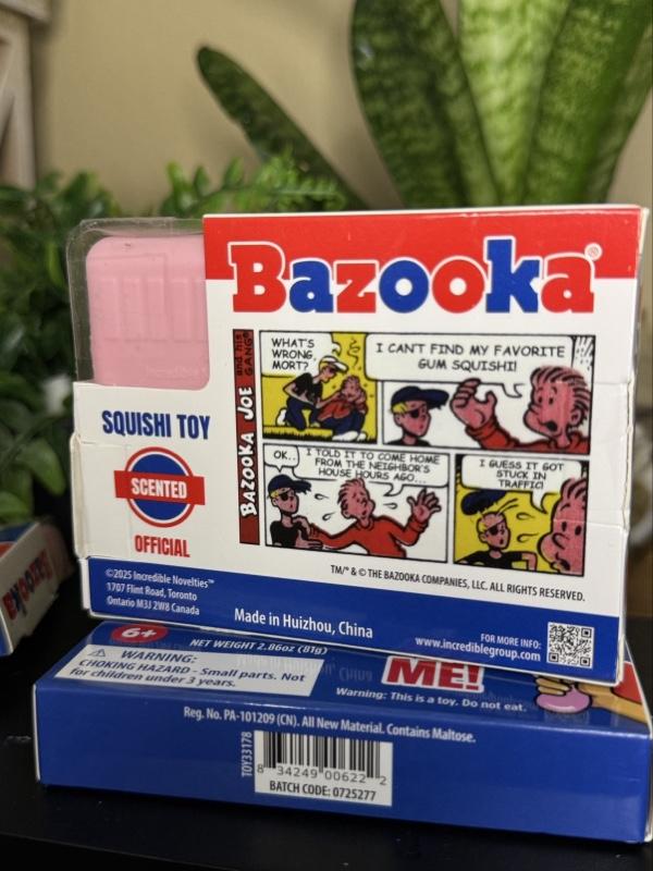 Bazooka Scented Squishi Toy - Official - Stress Relief Fidget - Novelty Gift