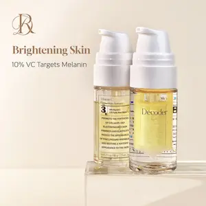 Decoder 10% Vitamin C Dual-Chamber Serum 30ml - Radiant Brightening & Dark Spot Corrector Anti-Aging Moisturizer with Niacinamide & Rose Water
