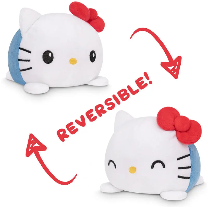 TeeTurtle Reversible Hello Kitty Plushie (White + Blue) TeeTurtle Reversible Hello Kitty Plushie (White + Blue)