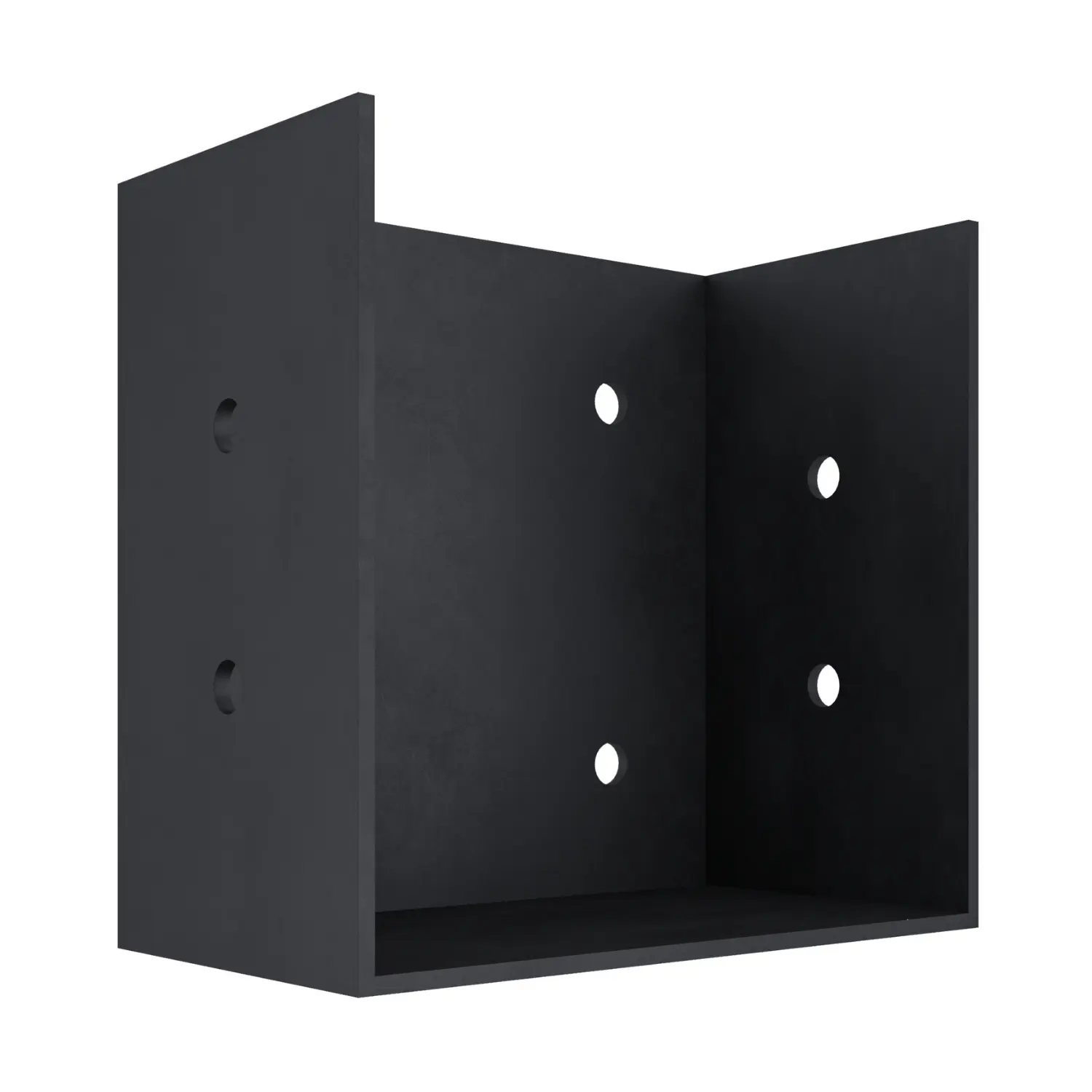 Universal 4x4 Inline Roof Rafter Bracket (14-Gauge Steel)