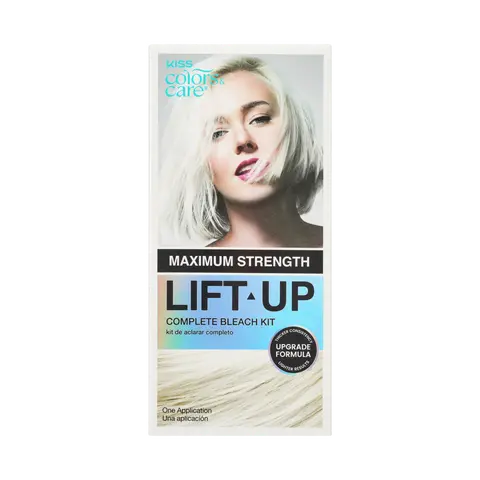 Kiss Colors & Care Maximum Strength Lift-Up Complete Bleach Toner Kit - Ice | Bleach Kit, Hair Dye, Hair Color