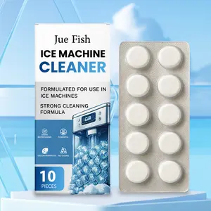 Ice Maker Cleaning Tablets for Scale Removal, Deodorizing and Cleaning Ice Machines, Essential Maintenance for Sparkling Ice